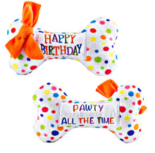 Load image into Gallery viewer, Happy Birthday Bone Plush Toy
