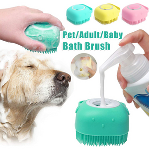 Dog Bath Massage Brush