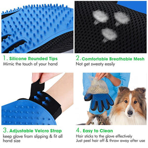 Grooming Deshedding Massage Glove